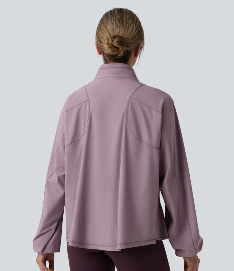 Breezeful™ - Trainingsjacke mit Seitentaschen, langen Ärmeln und Kordelzug - schnelltrocknend