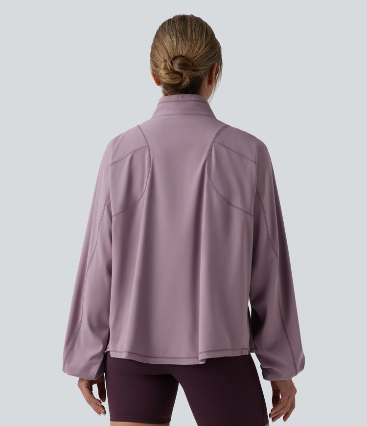 Breezeful™ - Trainingsjacke mit Seitentaschen, langen Ärmeln und Kordelzug - schnelltrocknend