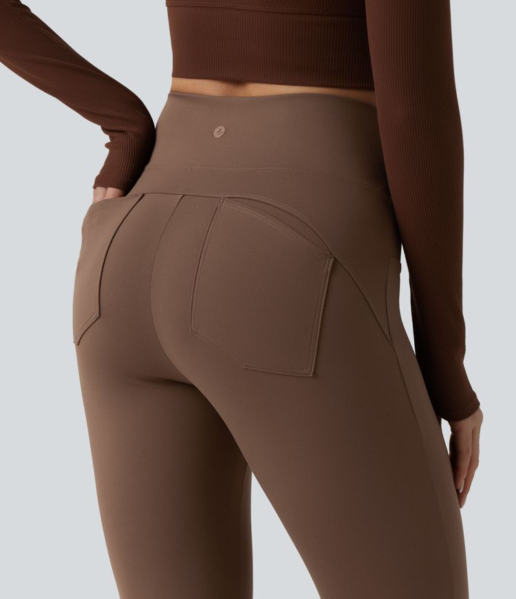 Legging de yoga DayStretch taille haute ventre plat skinny avec poches