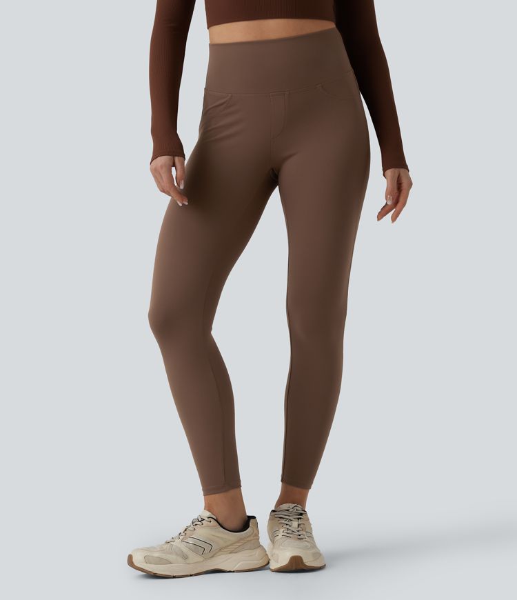 Legging de yoga DayStretch taille haute ventre plat skinny avec poches