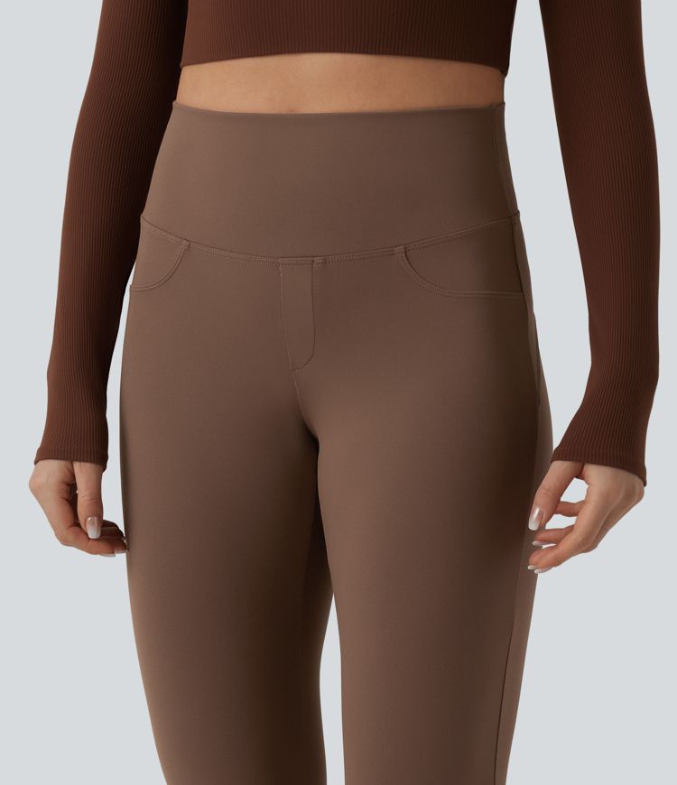 Legging de yoga DayStretch taille haute ventre plat skinny avec poches