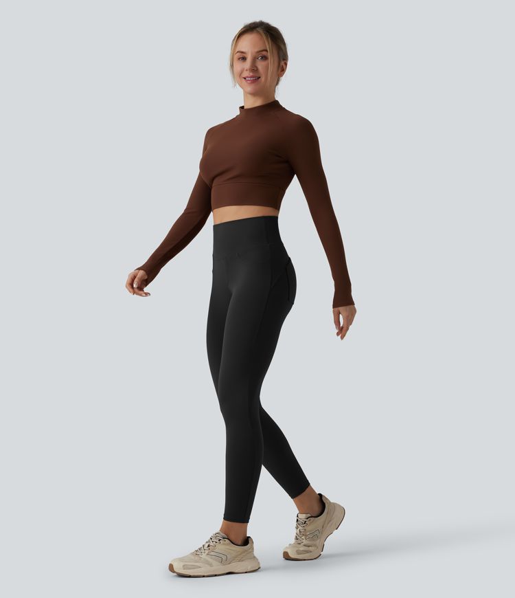 Legging de yoga DayStretch taille haute ventre plat skinny avec poches