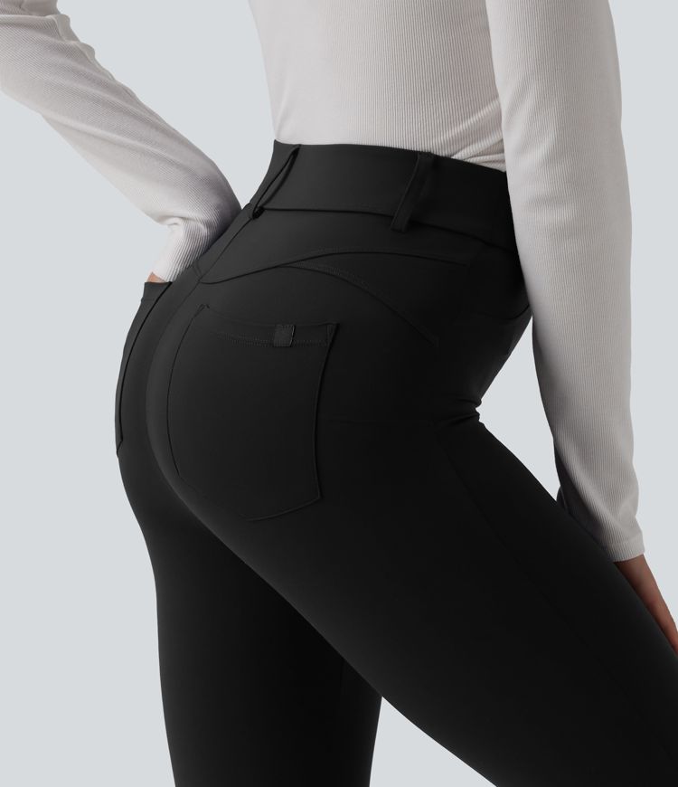 Halara UltraSculpt™ High Waisted Pedal Pusher Casual Leggings with Pockets