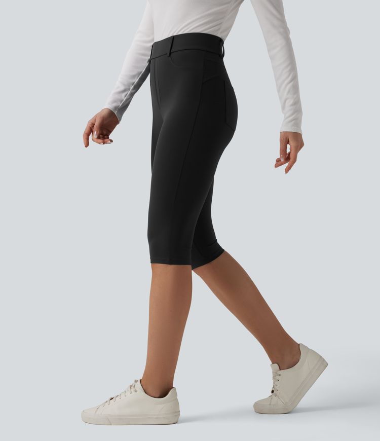 Halara UltraSculpt™ High Waisted Pedal Pusher Casual Leggings with Pockets
