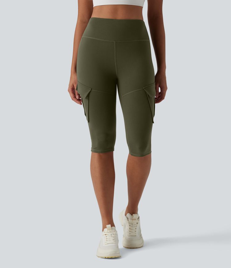 DayStretch Legging de yoga corsaire cargo taille haute avec poches