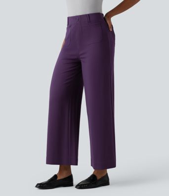 Halara Flex™ High Waisted Wide Leg Work Pants with Pockets