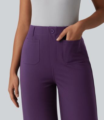 Halara Flex™ High Waisted Wide Leg Work Pants with Pockets