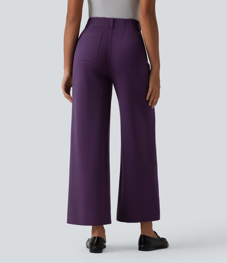 Halara Flex™ High Waisted Wide Leg Work Pants with Pockets