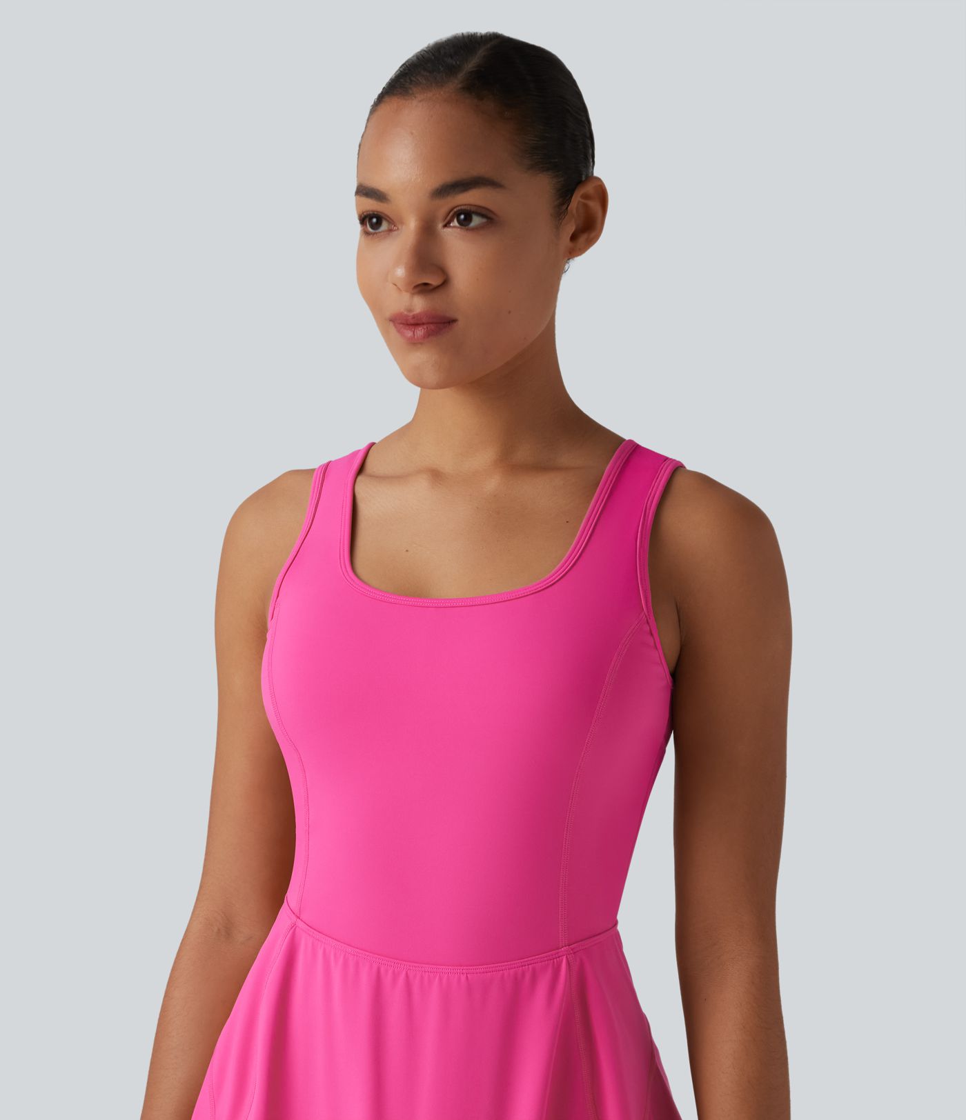SoftlyZero™ Airy 2-in-1 Cool Touch Mini Dance Active Dress with Pockets-Easy Peezy Edition-Longer Length