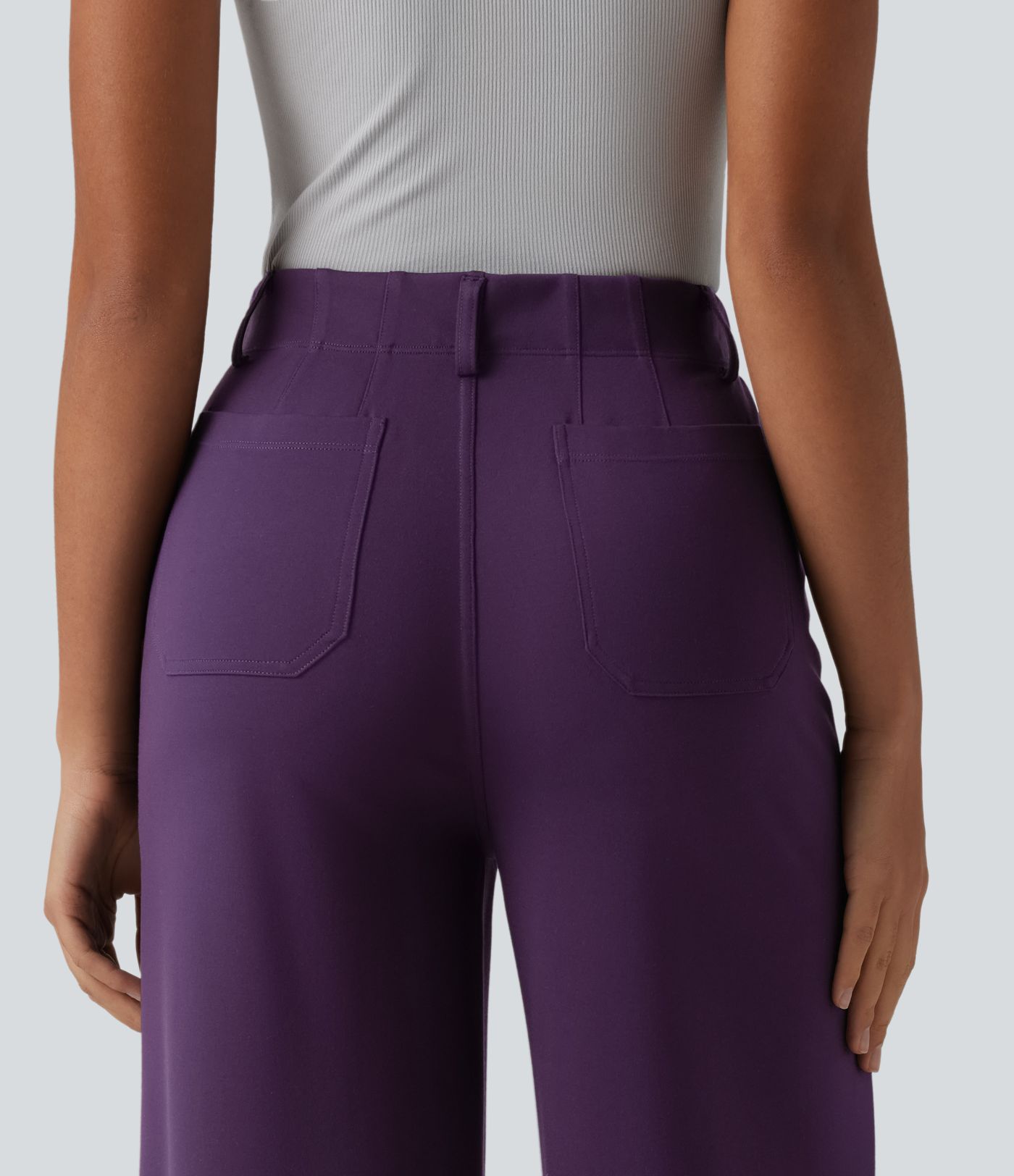 Halara Flex™ High Waisted Wide Leg Work Pants with Pockets