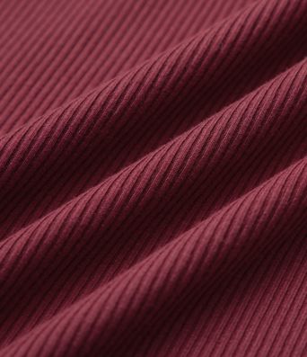 Ribbed Knit Round Neck Short Sleeve Midi Casual Dress