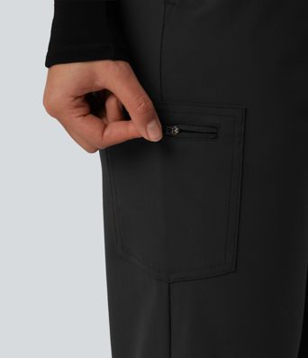 Jogginghose mit mittelhohem Bund, Kordelzug und Taschen