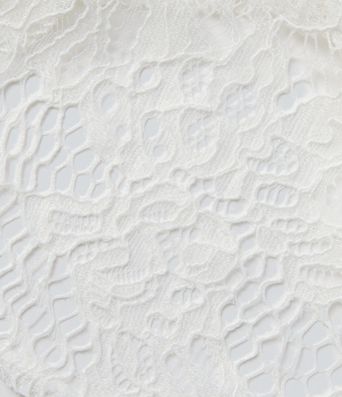 High Waisted Wide Leg Contrast Lace Casual Pants with Pockets