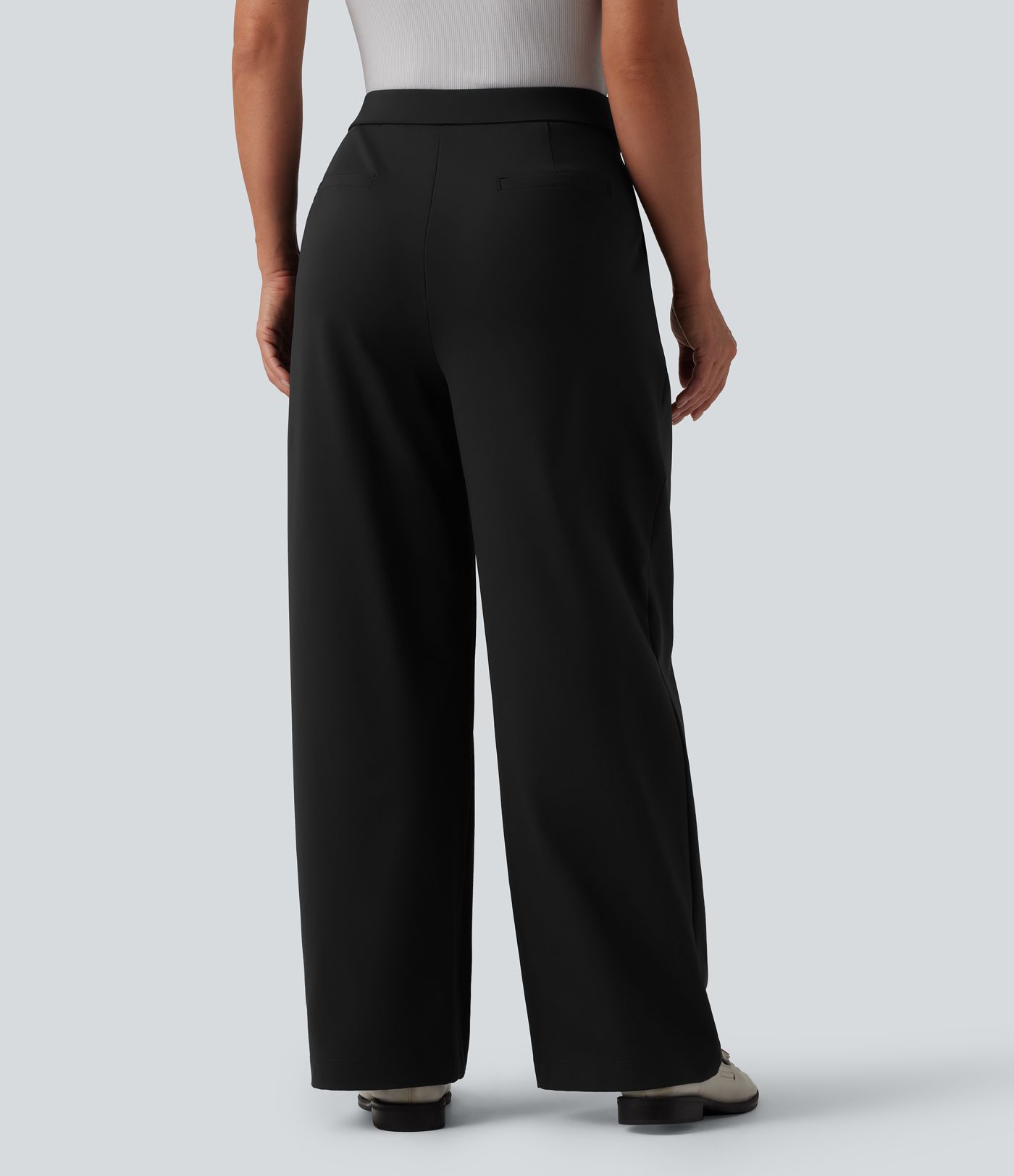 Halara Flex™ DayStretch ψηλόμεσα ίσια παντελόνια εργασίας με τσέπες