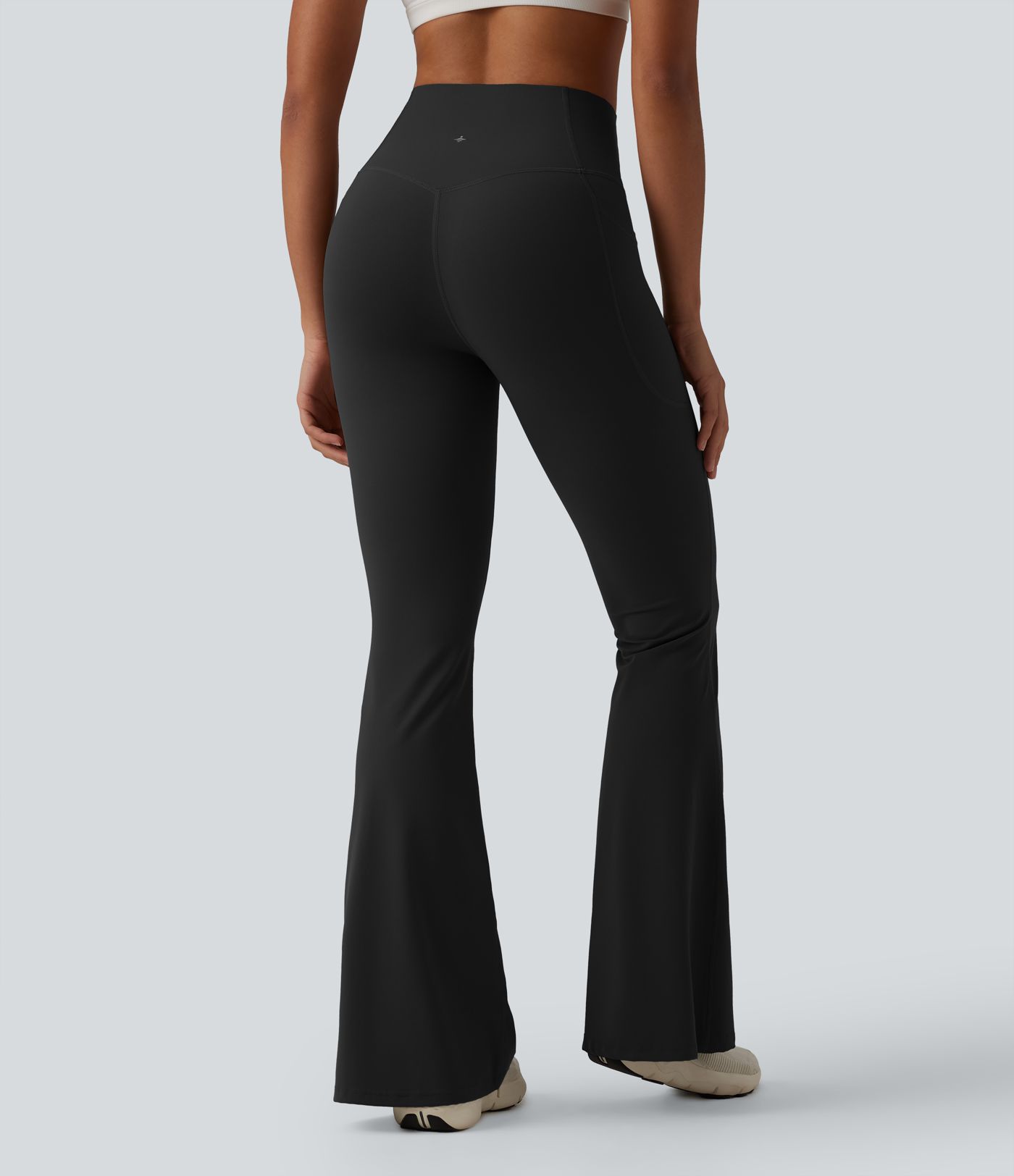 Halara UltraSculpt™ High Waisted Tummy Control Flare Yoga Leggings with Pockets