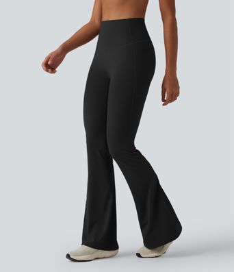 Halara UltraSculpt™ High Waisted Tummy Control Flare Yoga Leggings with Pockets