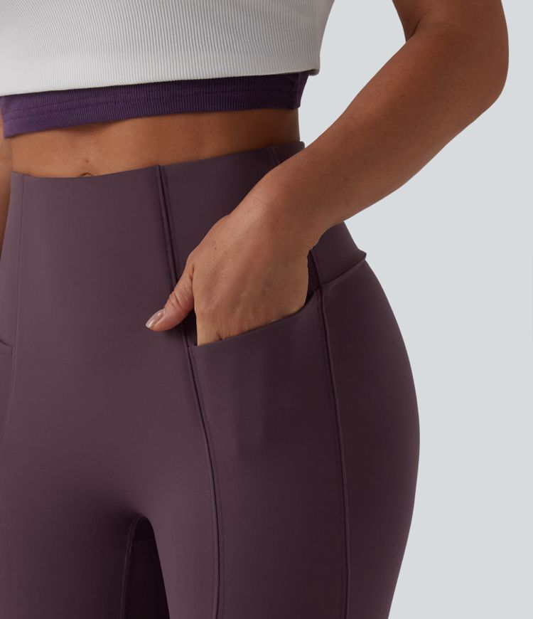 DayStretch High Waisted Tummy Control 7/8 Casual Leggings with Pockets