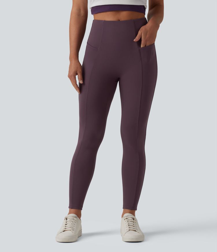 DayStretch High Waisted Tummy Control 7/8 Casual Leggings with Pockets