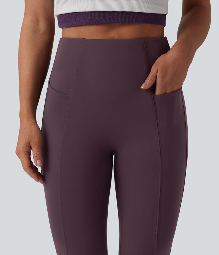 DayStretch High Waisted Tummy Control 7/8 Casual Leggings with Pockets