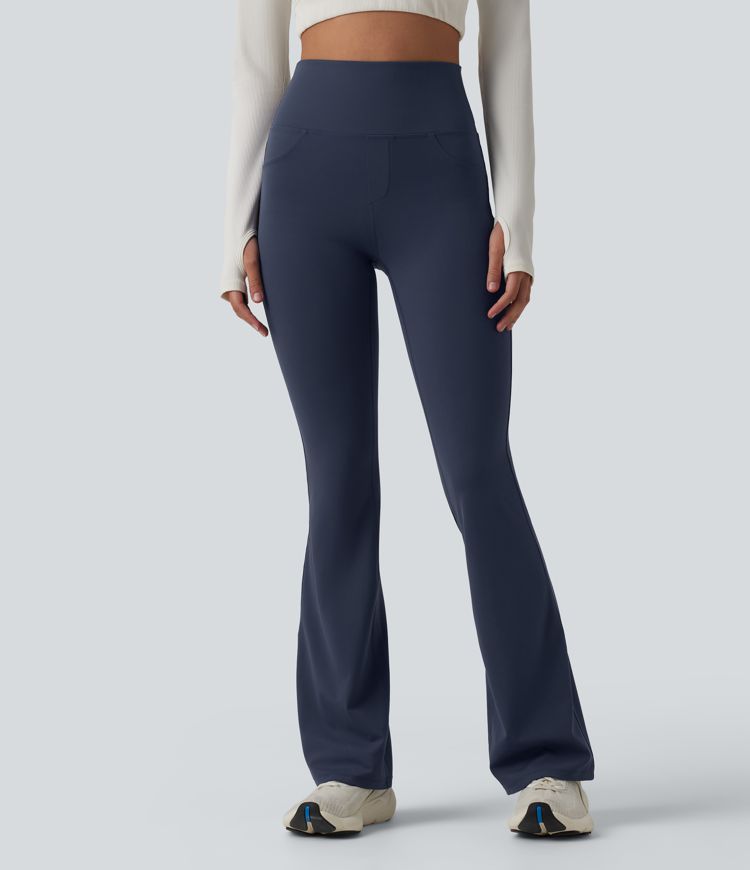 Halara UltraSculpt™ High Waisted Tummy Control Bootcut Workout Leggings with Pockets