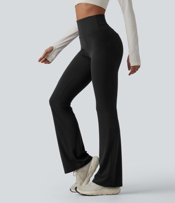 Halara UltraSculpt™ High Waisted Tummy Control Bootcut Workout Leggings with Pockets