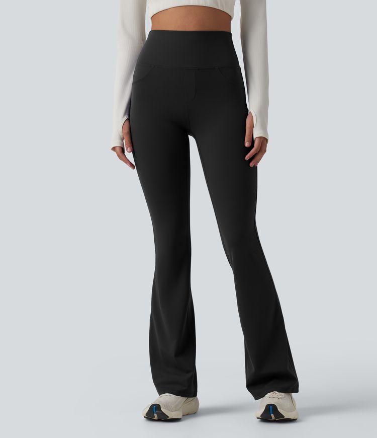 Halara UltraSculpt™ High Waisted Tummy Control Bootcut Workout Leggings with Pockets