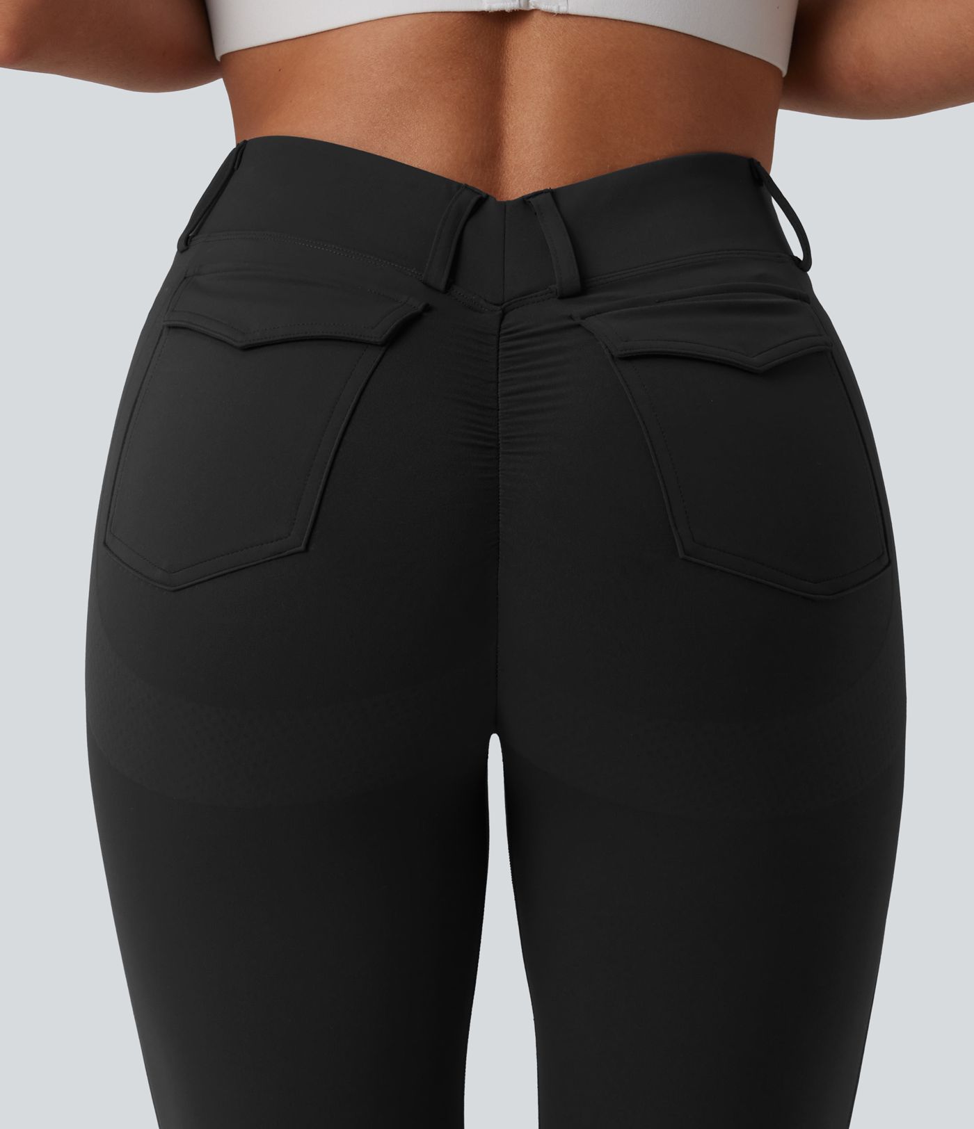 Halara UltraSculpt™ - High-waisted workout leggings with side pockets and tummy control - Butt lift