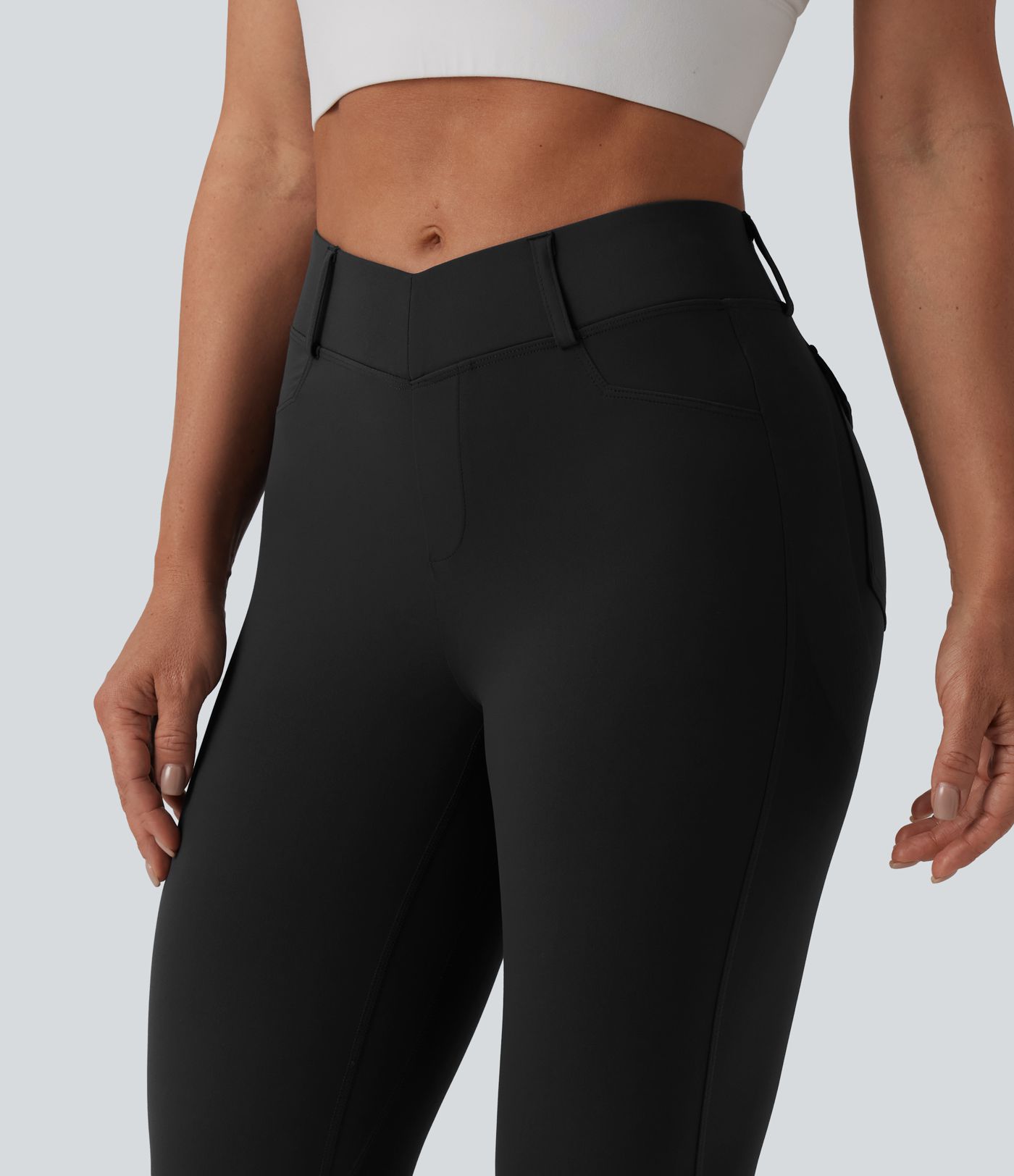 Halara UltraSculpt™ - High-waisted workout leggings with side pockets and tummy control - Butt lift