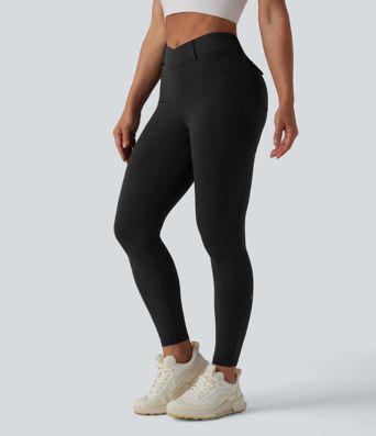 Halara UltraSculpt™ - High-waisted workout leggings with side pockets and tummy control - Butt lift