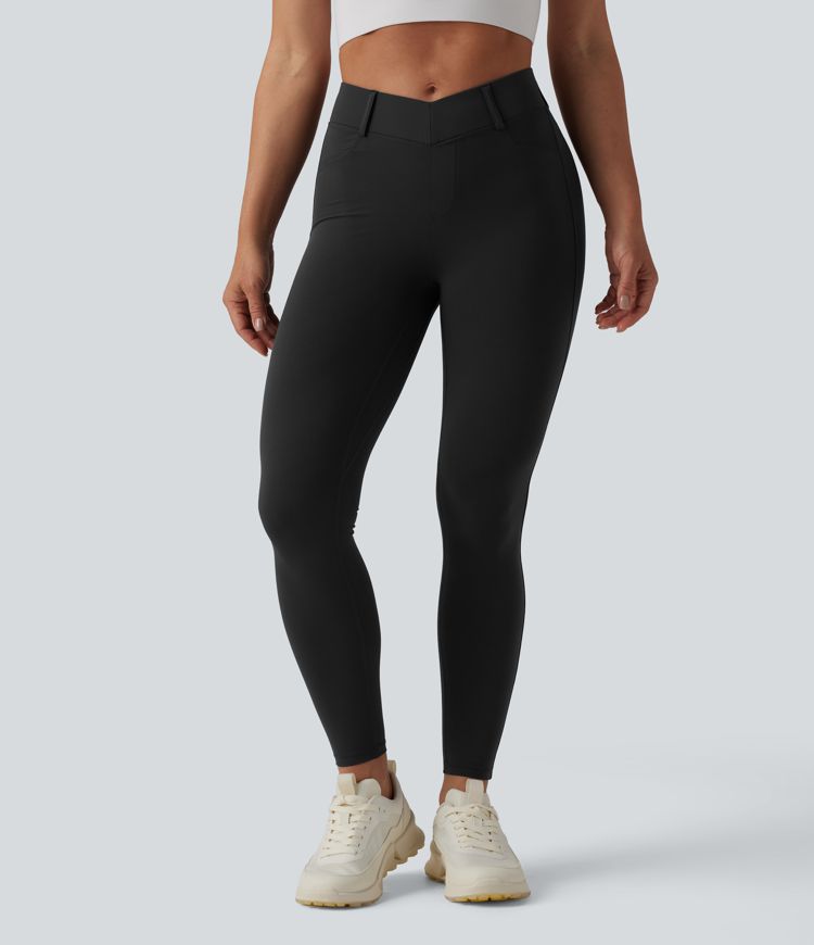 Halara UltraSculpt™ - High-waisted workout leggings with side pockets and tummy control - Butt lift