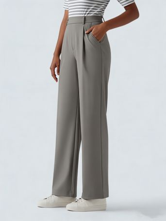 Halara Flex™ DayStretch High Waisted Slim Straight Leg Suit Work Pants with Pockets