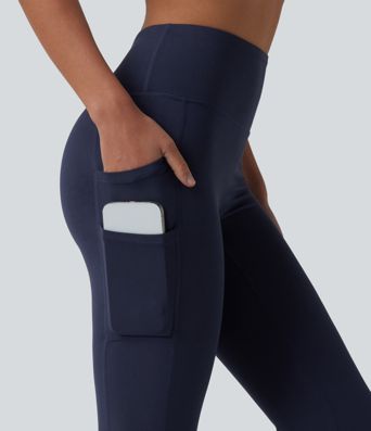 SoftlyZero™ Legging de yoga taille haute bootcut avec poches - UPF50+