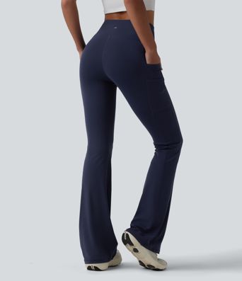 SoftlyZero™ Legging de yoga taille haute bootcut avec poches - UPF50+
