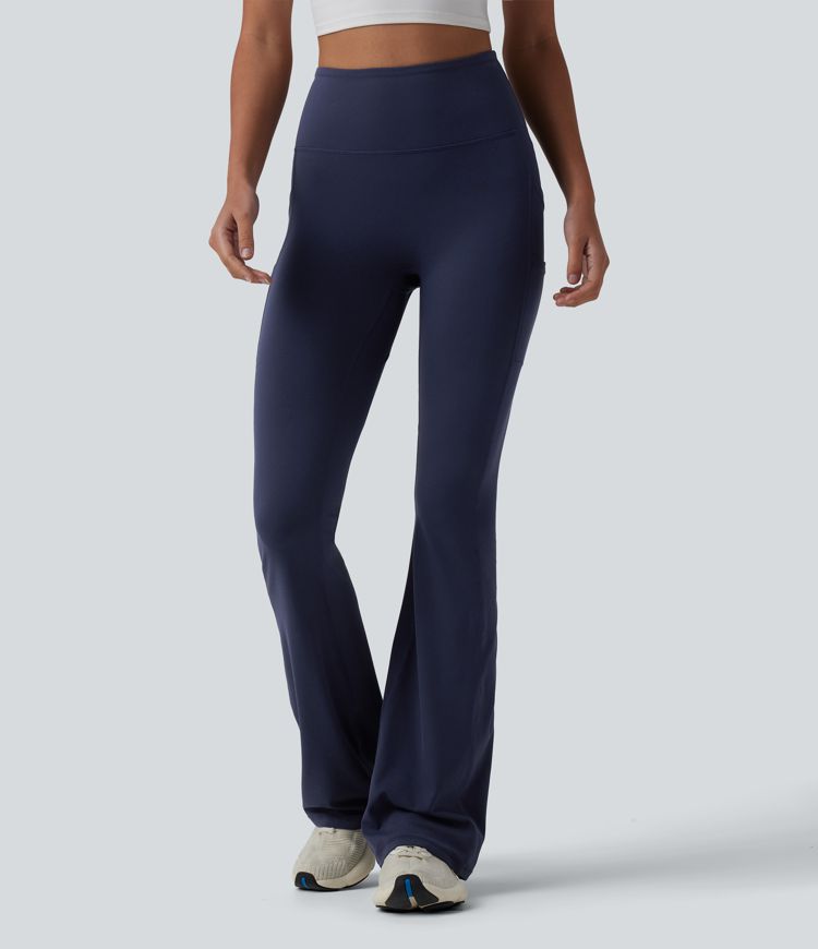 SoftlyZero™ Legging de yoga taille haute bootcut avec poches - UPF50+