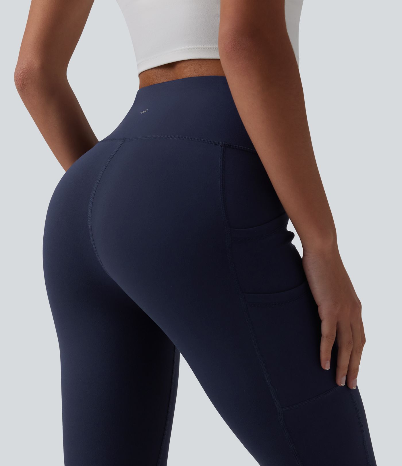 SoftlyZero™ High Waisted Pedal Pusher Yoga Leggings with Pockets-UPF50+