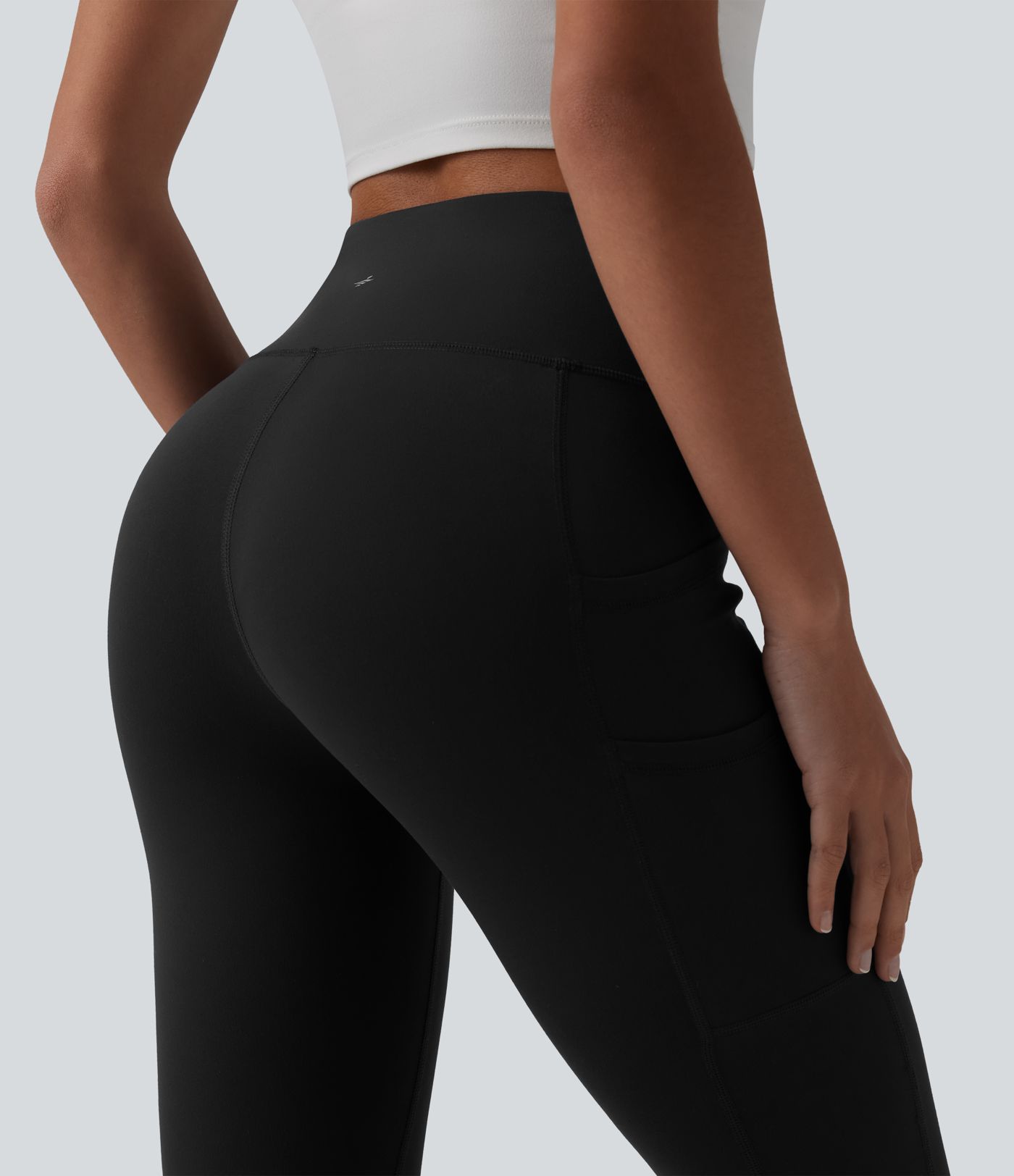 SoftlyZero™ High Waisted Pedal Pusher Yoga Leggings with Pockets-UPF50+