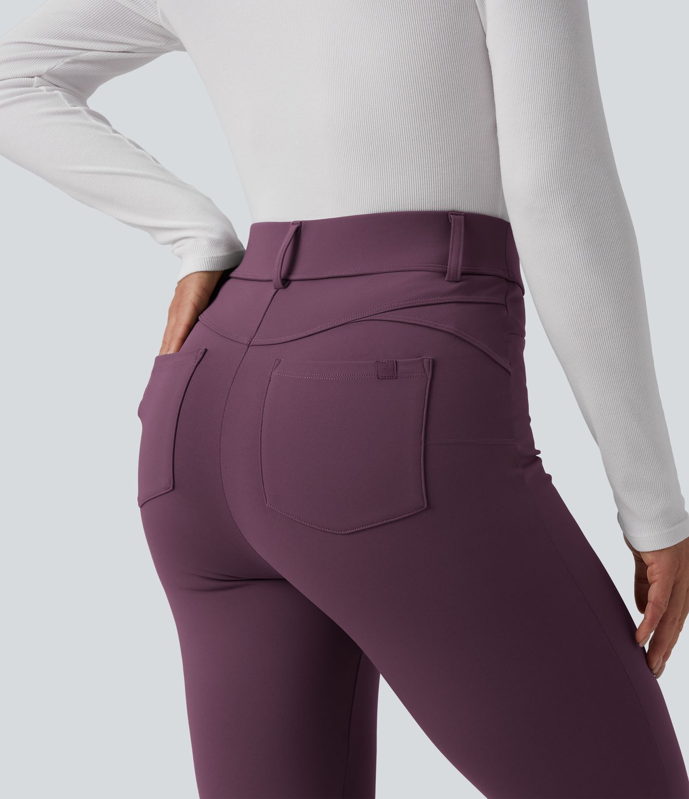 Legging thermique SoftlyZero™ Plush 7/8 taille haute avec poches