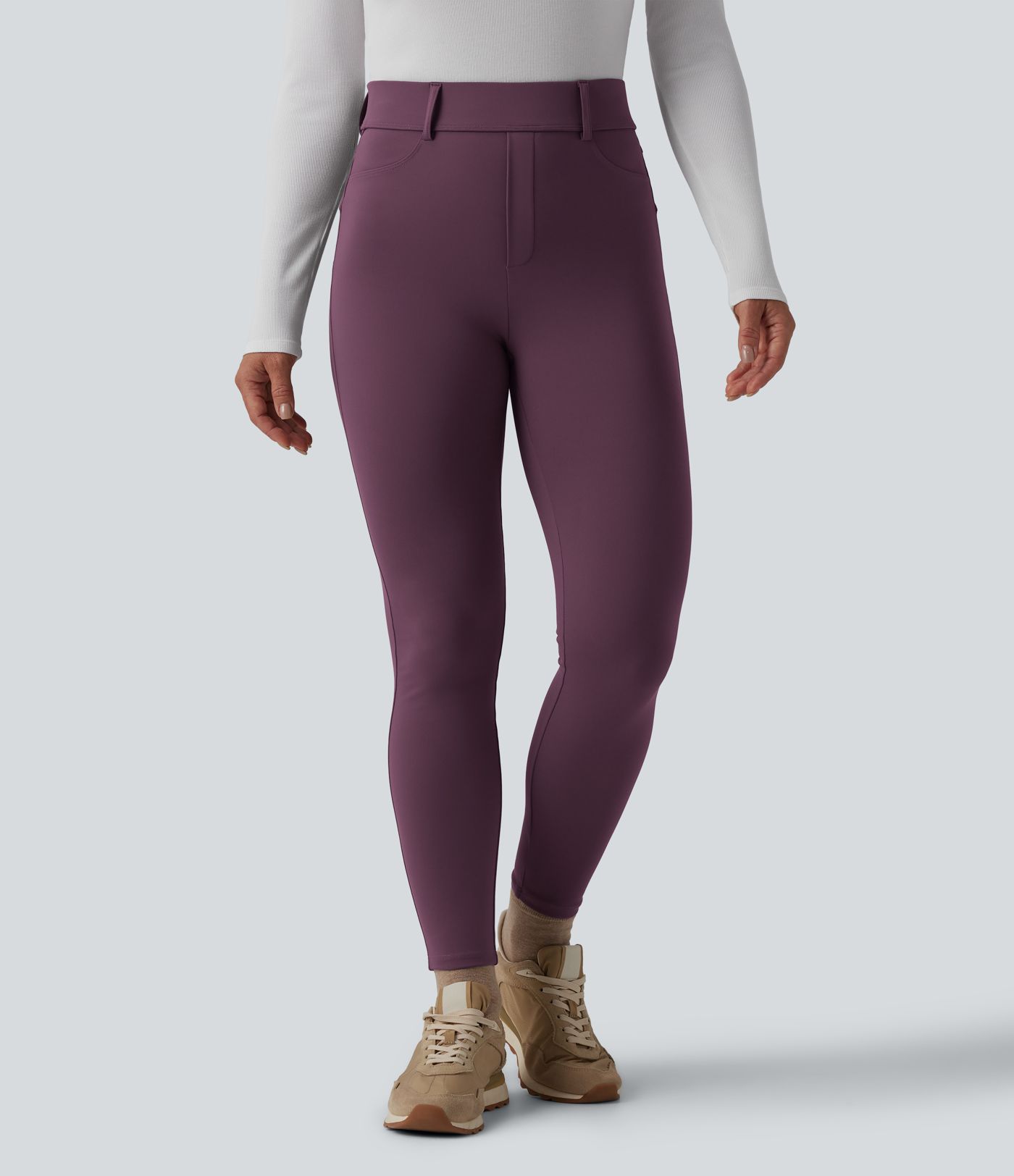 Legging thermique SoftlyZero™ Plush 7/8 taille haute avec poches