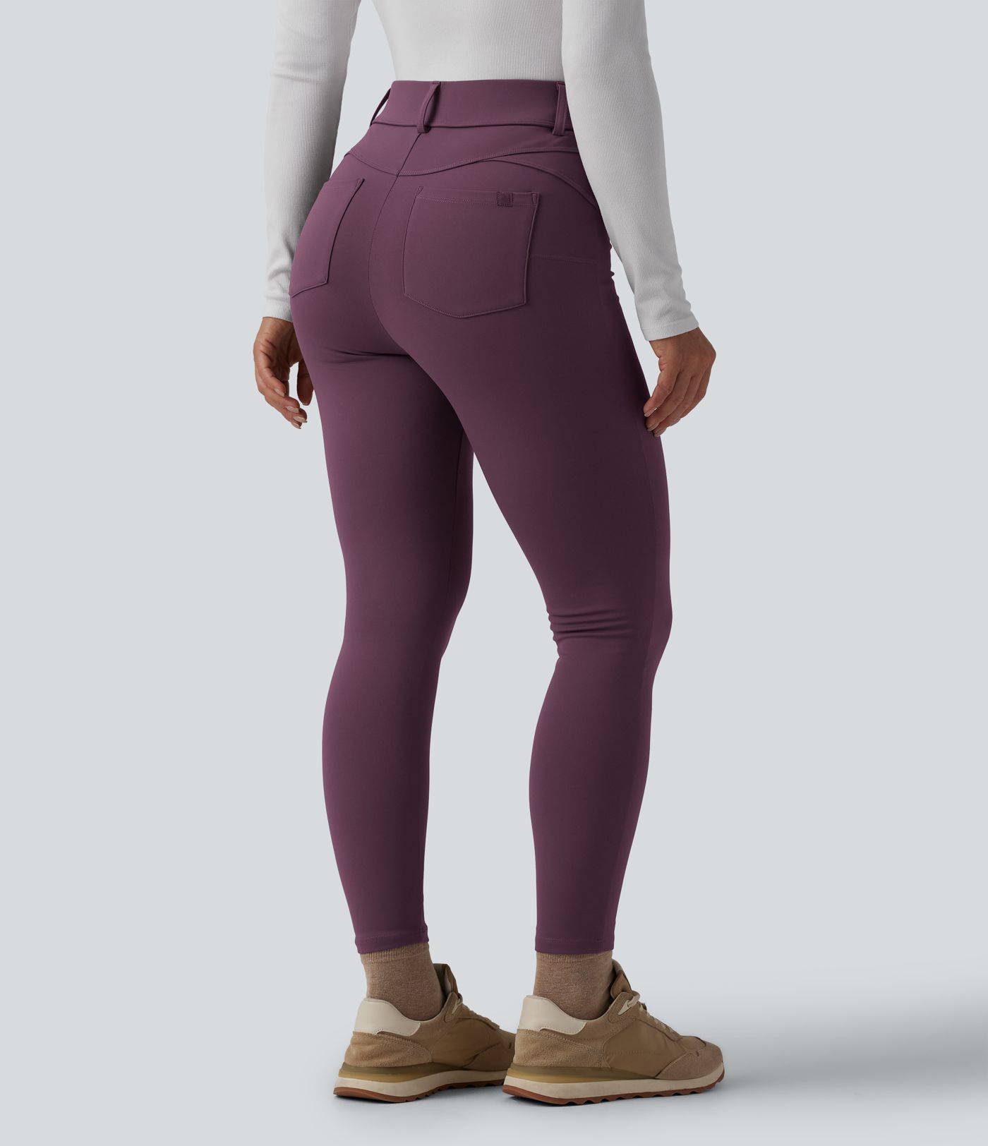 Legging thermique SoftlyZero™ Plush 7/8 taille haute avec poches