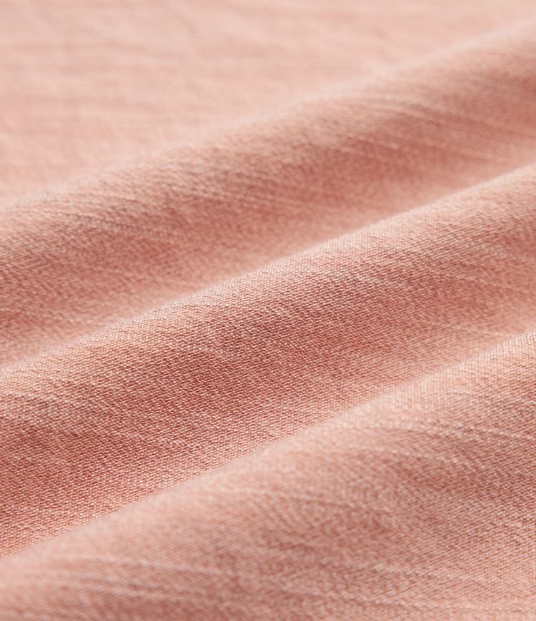 High Waisted Crossover Wide Leg Casual Linen-Feel Pants with Pockets