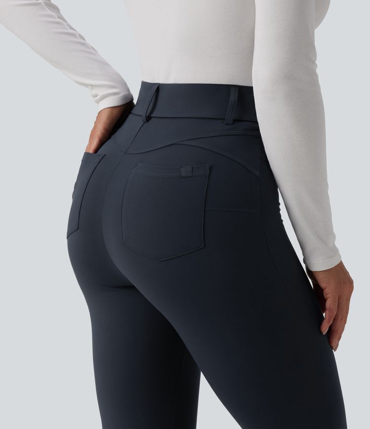 Halara UltraSculpt™ - Lässige 7/8-Leggings mit hohem Bund und Gesäßtaschen