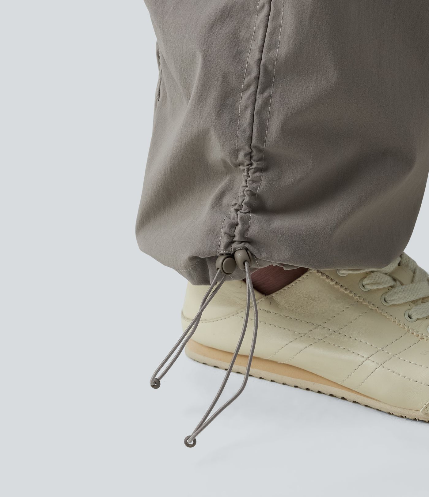 High Waisted Drawstring Casual Cargo Baggy Joggers with Pockets