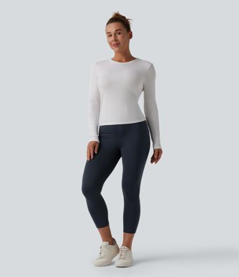 Halara UltraSculpt™ High Waisted Capri Casual Leggings with Pockets