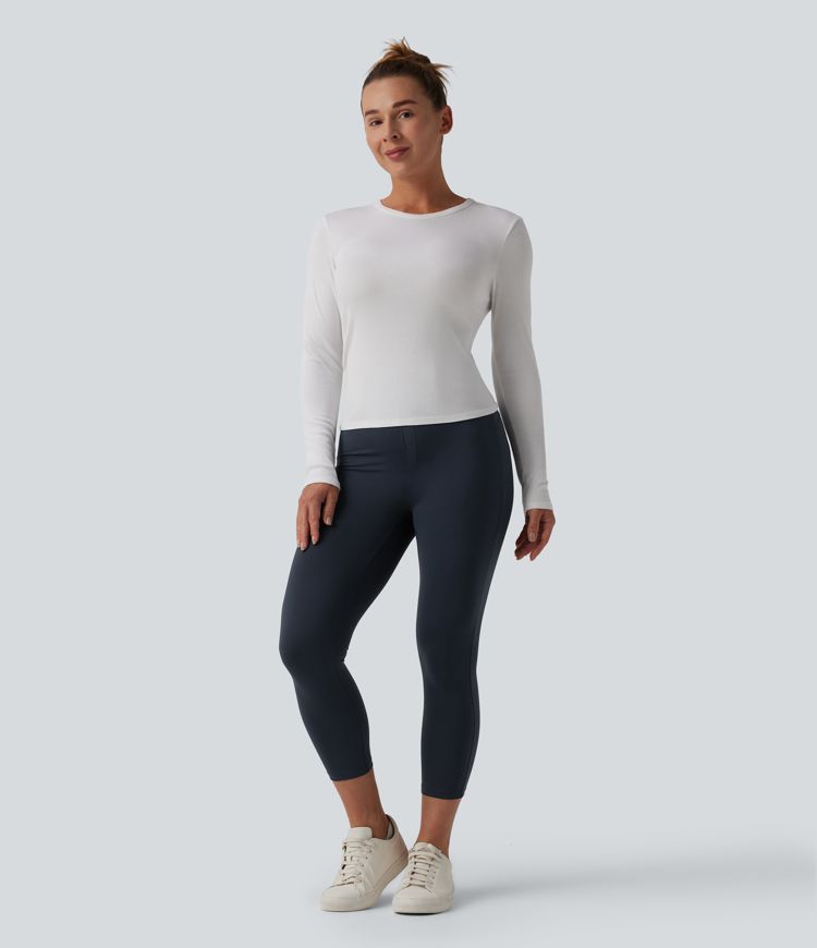 Halara UltraSculpt™ High Waisted Capri Casual Leggings with Pockets