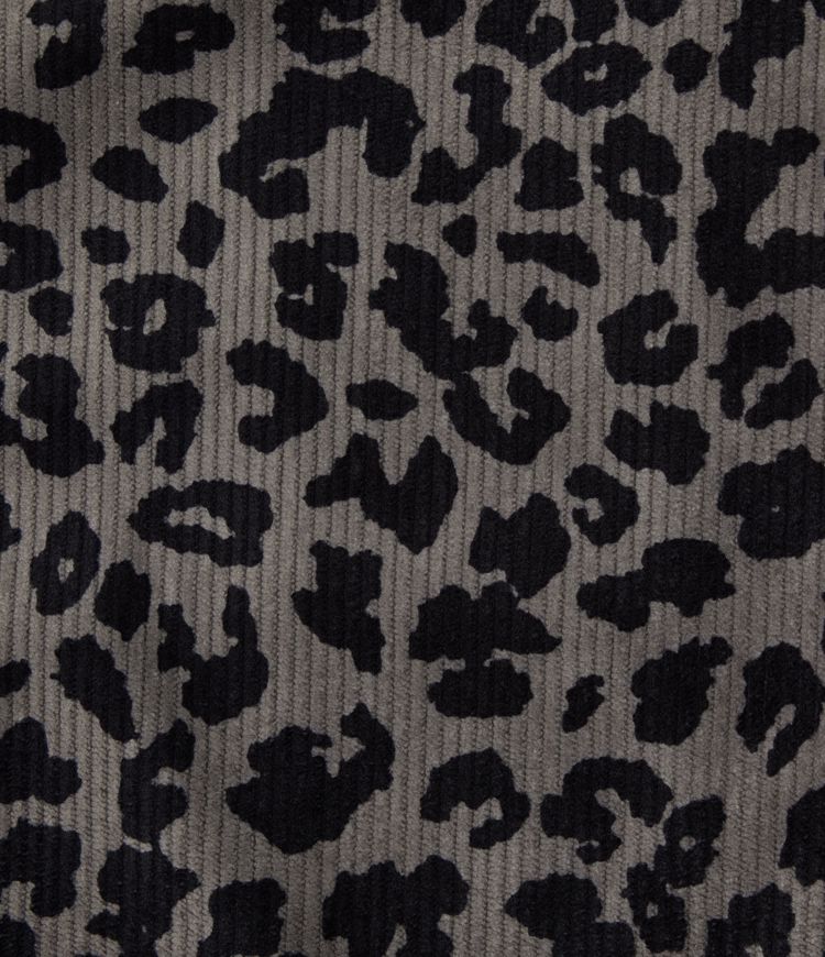 Long Sleeve Leopard Print Bomber Jacket with Pockets