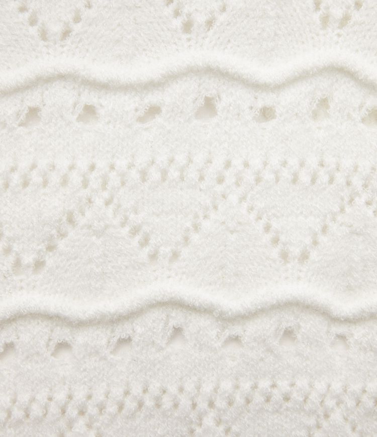 High Waisted 2-in-1 Open Knit Midi Sweater Skirt with Pockets