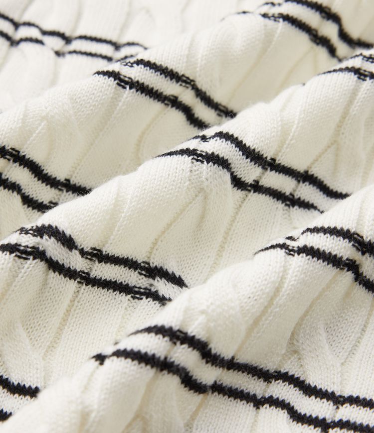 Henley Short Sleeve Stripes Work Jumper 