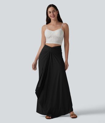 V Neck Tie Back Maxi Dress V Neck Tie Back Maxi Dress
