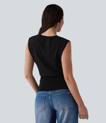 Round Neck Casual Sweater Vest