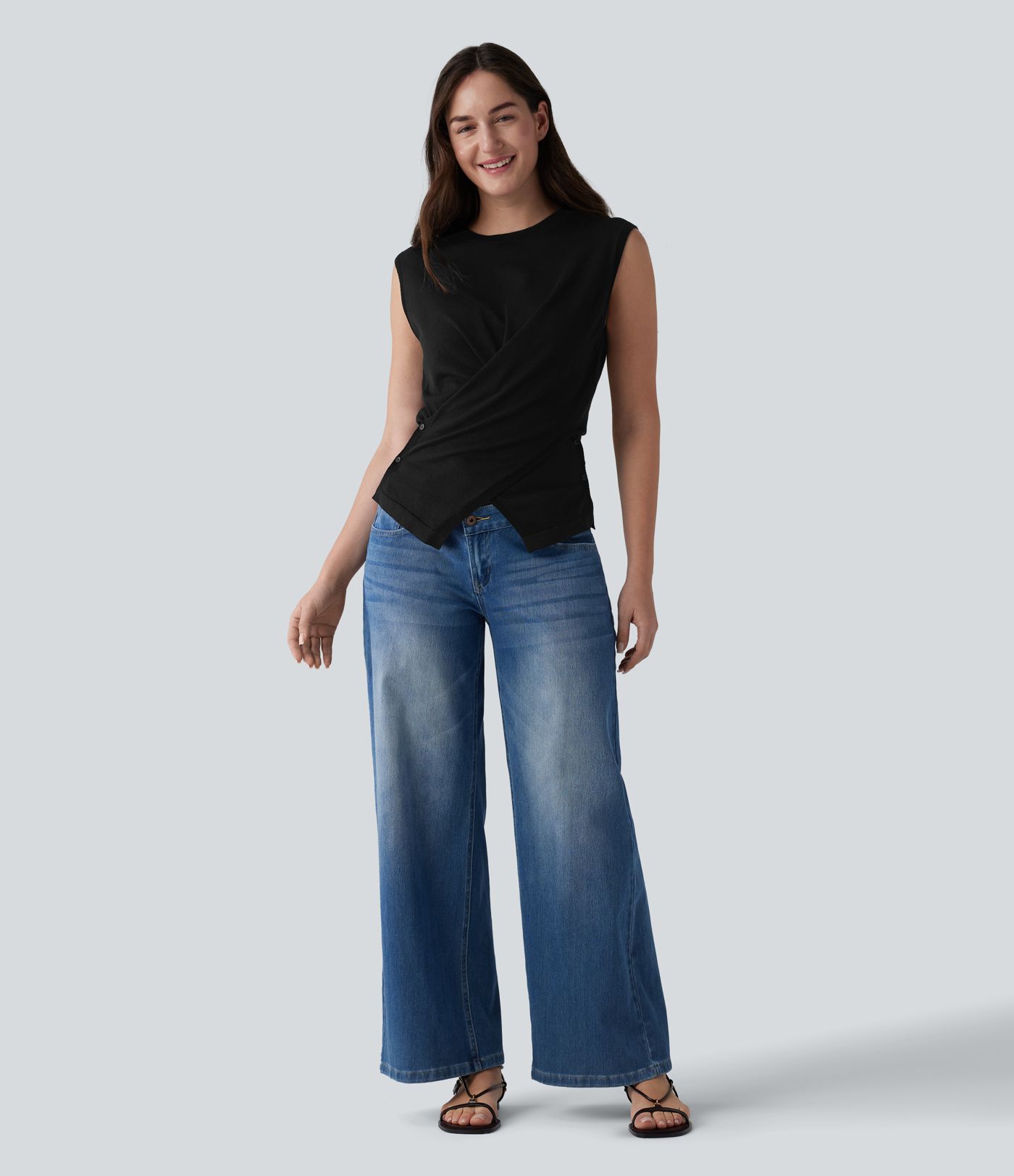 Round Neck Casual Sweater Vest